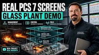 Thumbnail: How Siemens PCS 7 Controls a Modern Glass Manufacturing Plant -Real PCS 7 Screens Demo & Diagnostics