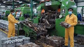 Thumbnail: Top 5 Recycling Process: How Old Iron Becomes a Shiny New Car Rim (Full Factory Process)