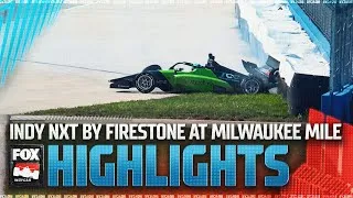 Thumbnail: INDY NXT by Firestone at Milwaukee Mile Highlights 🏁 INDYCAR on FOX