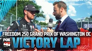 Thumbnail: Victory Lap: Kyle Kirkwood on Winning Freedom 250 GP of Washington DC 🇺🇸 INDYCAR on FOX