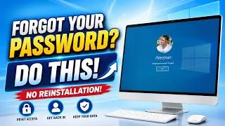 Thumbnail: How to Reset Windows 10/11 Password From the Login Screen (No Software Needed)