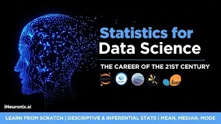 Thumbnail: Statistics for Data Science | Master the Basics & Advanced Concepts