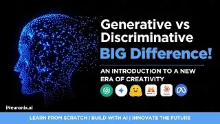 Thumbnail: Generative AI vs Discriminative AI Explained | How Generative AI Works & Key Use Cases