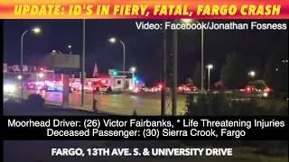 Thumbnail: UPDATE: ID's In Fiery, Fatal, Fargo Crash
