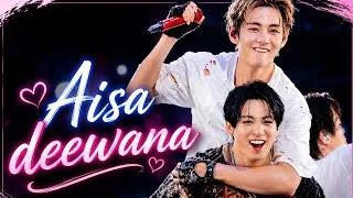 Thumbnail: 🎶 Aisa Deewana ❤️ | BTS Taekook FMV | Romantic Moments🌷 | 90s Vibes😍