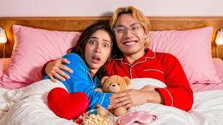Thumbnail: Secret Sleepover with my Crush *nobody knows*