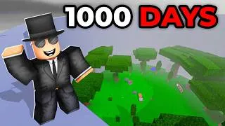 Thumbnail: Can I SURVIVE 1,000 DAYS With The LOWEST LEVEL CAMPFIRE In 99 Nights In The Forest?!