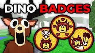 Thumbnail: Can I SPEEDRUN The New DINO KID BADGES In 99 Nights In The Forest?!