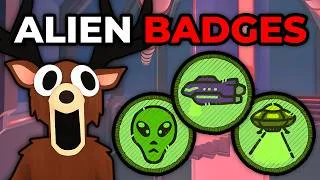 Thumbnail: Can We SPEEDRUN The NEW ALIEN BADGES In 99 Nights In The Forest?!