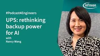 Thumbnail: 🎙️ Backup Power: The AI Data Center Enabler | Podcast4Engineers | Infineon