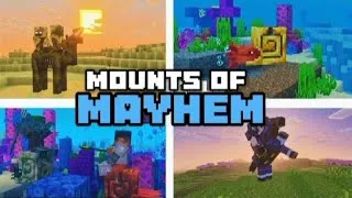 Thumbnail: What's new in the UPCOMING UPDATE of MINECRAFT || MOUNTS oF MAYHEM 