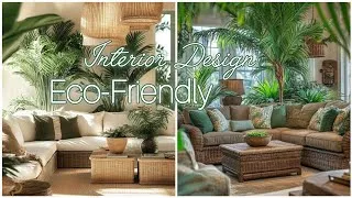 Thumbnail: Eco-friendly interior design | Living room decorations ideas #interiordesign#homedecor#livingroom  