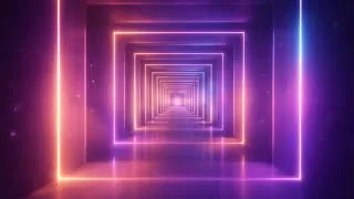 Thumbnail: Endless Neon Tunnel Ambience 🌌 4K Hypnotic Background for Sleep, Study & Relaxation