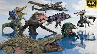 Thumbnail: Aircraft Crocodile vs Fog Crocodile | Ultimate Monster Crocodile Size Comparison