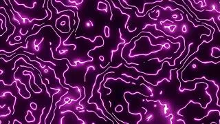 Thumbnail: 🎬 4K Screensaver – Magenta Neon Contours | Abstract Loop (No Audio)