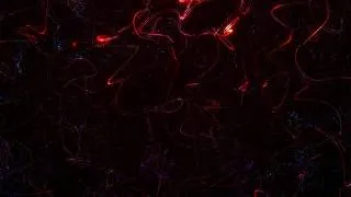 Thumbnail: 🎬 4K Screensaver – Neon Red Light Trails | Abstract Loop (No Audio)