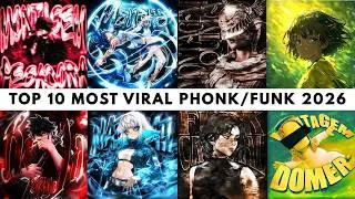 Thumbnail: TOP 10 MOST VIRAL PHONK/FUNK 2026 🔥