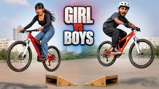 Thumbnail: GIRL vs BOYS Jump Challenge 😱 Kaun Jeeta?