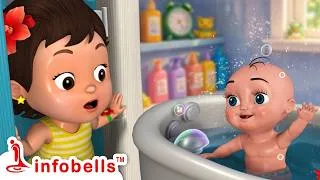 Thumbnail: আমি স্কুলে যাচ্ছি। Brush, Bath & School Bus | Bengali Rhymes for Children | Infobells #schoolsongs