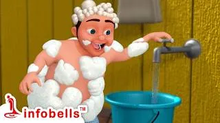 Thumbnail: লালাজি ও জল - Save Water Lalaji Cartoon | Bengali Rhymes for Children | Infobells #bengalirhymes