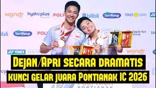 Thumbnail: Dejan Apriyani Lakoni Laga Dramatis Untuk Kunci Gelar Juara Pontianak IC 2026