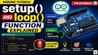 Thumbnail: Arduino setup() and loop() Function Explained | Beginner to Advanced Tutorial