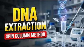 Thumbnail: Spin Column-Based DNA Extraction Explained | Principle, Protocol, Reagents & Applications