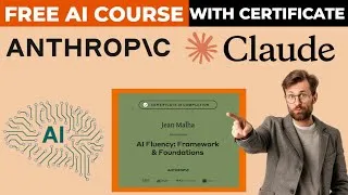 Thumbnail: Anthropic FREE Certification 2026 | CLAUDE AI Free Online Course | Free  courses with certificates