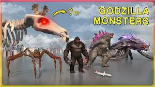 Thumbnail: How BIG are MONSTERVERSE Titans? Size Comparison 3D | NEW Hidden Monsters & Titan X vs Godzilla
