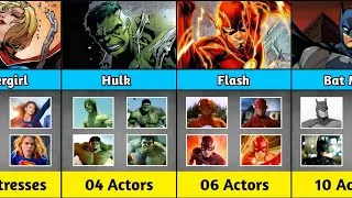 Thumbnail: How Many Actors Played Each Superhero?