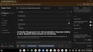Thumbnail: Google AI Agent Tries a Paid Action With $0 — InfraPulse Stops It Safely