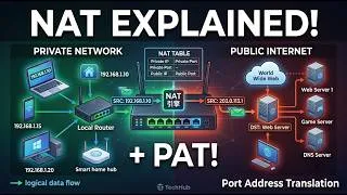 Thumbnail: NAT Explained: How Network Address Translation Works (+ PAT)