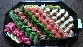 Thumbnail: ВКУСНЫЕ СУШИ РОЛЛЫ ИЗ OCEAN SUSHI BAAR - TASTY SUSHI ROLLS - TASTY SUSHI SET