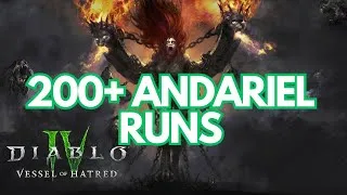 Thumbnail: Diablo 4: 200+ Andariel Runs | Mythic And GA Drop Test