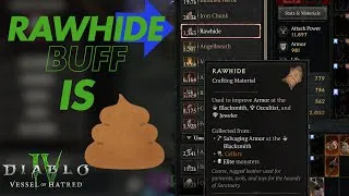 Thumbnail: Diablo 4: Rawhide Buff Is Disappointing (Season 6 / Vessel of Hatred)