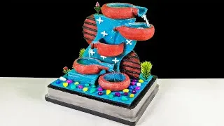 Thumbnail: DIY Creative Beautiful Tabletop Indoor Water Fountain Using  Cement For Home And Office Decoration