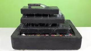 Thumbnail: Diy Mini Modern Design Water Fountain With Thermocol And Cement For Home And Office Decoration