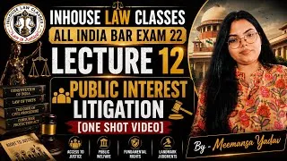 Thumbnail: PUBLIC INTEREST LITIGATION !! ONE SHOT VIDEO !! AIBE 22 !! BY - MEEMANSA YADAV !!