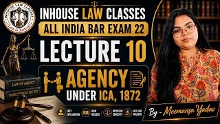 Thumbnail: AGENCY UNDER ICA, 1872 !! AIBE 22 !! LEC 10 !! BY - MEEMANSA YADAV !!
