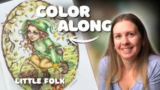 Thumbnail: Silent Color Along: Christine Karron's Little Folk 🍂 Autumn Encounters