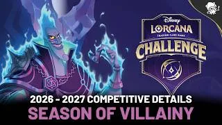 Thumbnail: Disney Lorcana TCG Competitive Season Revealed! | New Events, Golden Hades, Youth Division & Prizing