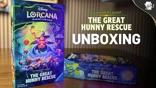 Thumbnail: THE GREAT HUNNY RESCUE UNBOXING | Disney Lorcana Illumineer's Quest Opening!