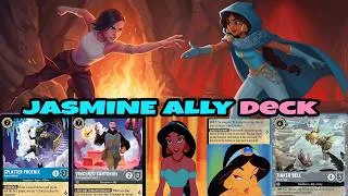Thumbnail: Jasmine Ally Sapphire Steel Deck Profile | Disney Lorcana