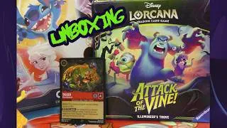 Thumbnail: Attack of the Vine! TROVE UNBOXING | Disney Lorcana Illumineer's Trove Better Than Ever?!