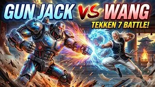 Thumbnail: GUNJACK VS WANG | how to download tekken in mobile | #feed #tekken7 #tekken8#tekken#tekken3#download