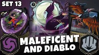 Thumbnail: Lorcana Set 13 Deck - Maleficent & Diablo Team!