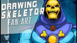 Thumbnail: SKELETOR FAN-ART | Digital Timelapse  Art Process | Photoshop (Masters Of The Universe)