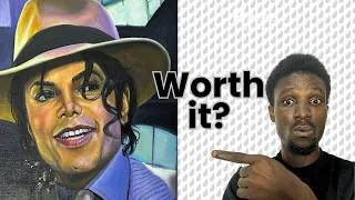 Thumbnail: I spent 72hours painting Michael Jackson  Was it worth it?