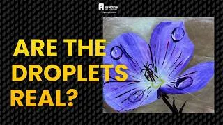 Thumbnail: i tried painting waterdrops on a flower.