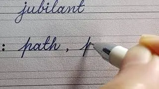 Thumbnail: Learn Cursive: Day 3 Practice (i, j, p & t) | Real-Time